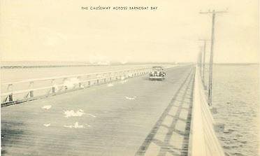 The Causeway Across Barnegat Bay in the 1940's